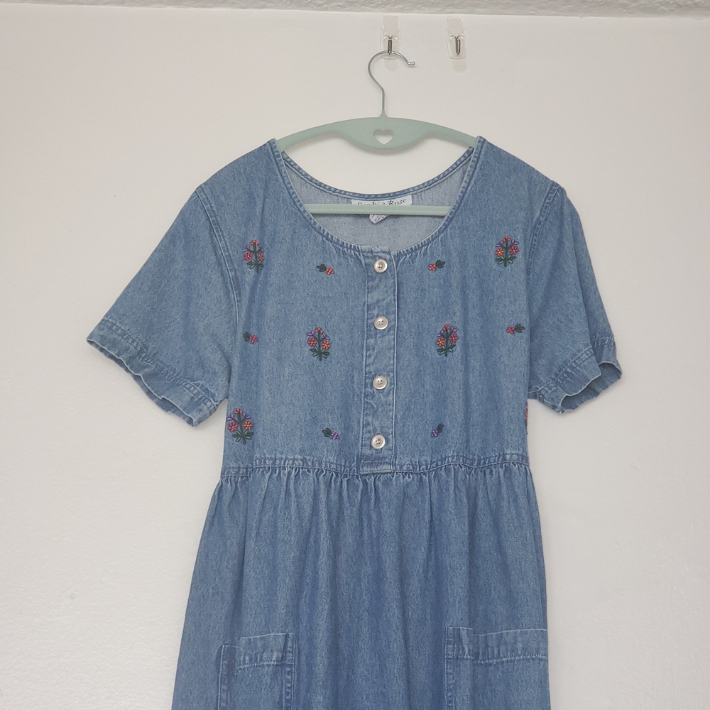 Vintage Denim Dress - Picture 3 of 8